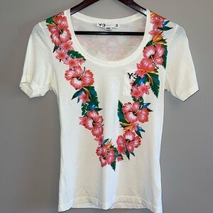 🔥🔥Y3 x Adidas Hawaiian Lei t-shirt - sz XS